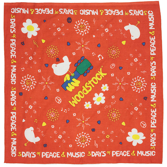 Woodstock Bandana Front