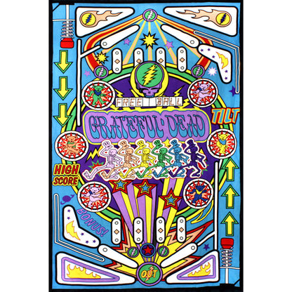 Grateful Dead 3-D Mini Pinball 30x45 Tapestry