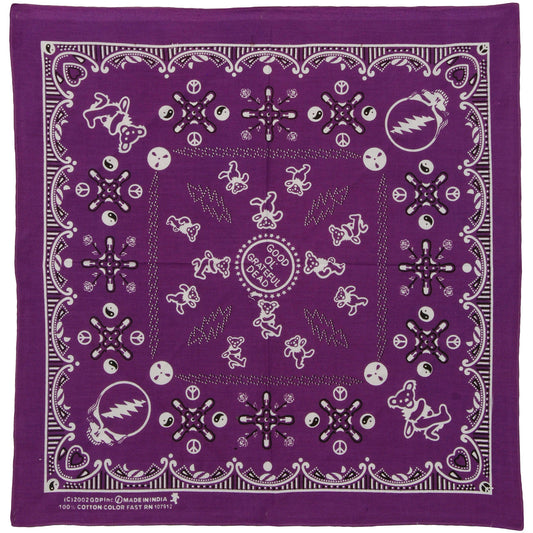 Grateful Dead Bandana Front