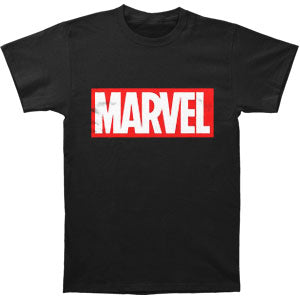 Marvel Comics Box Logo Slim Fit T-shirt Front