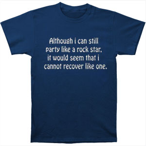 Humor Rock Star T-shirt