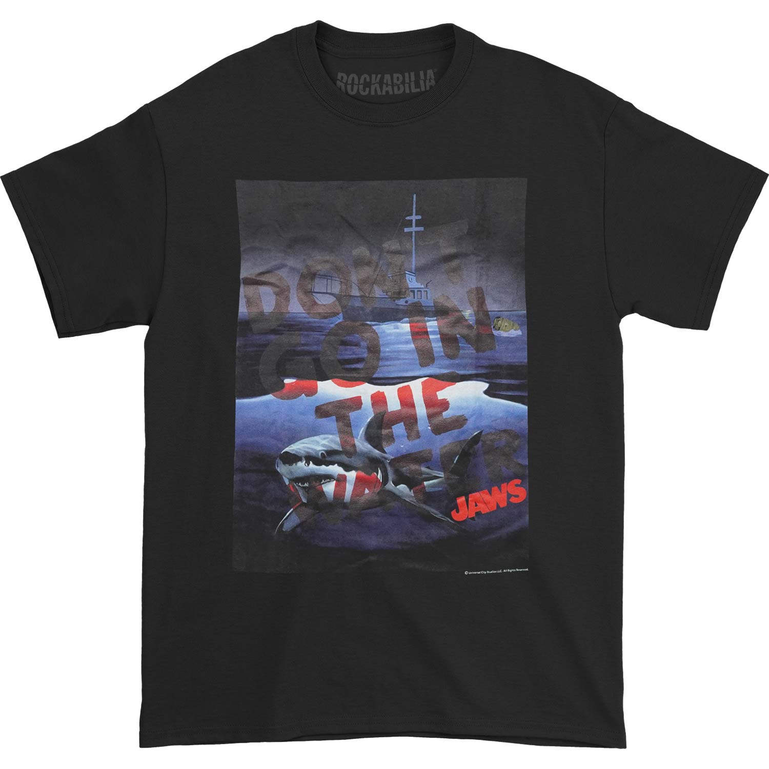 Jaws Don't Go In T-shirt Front