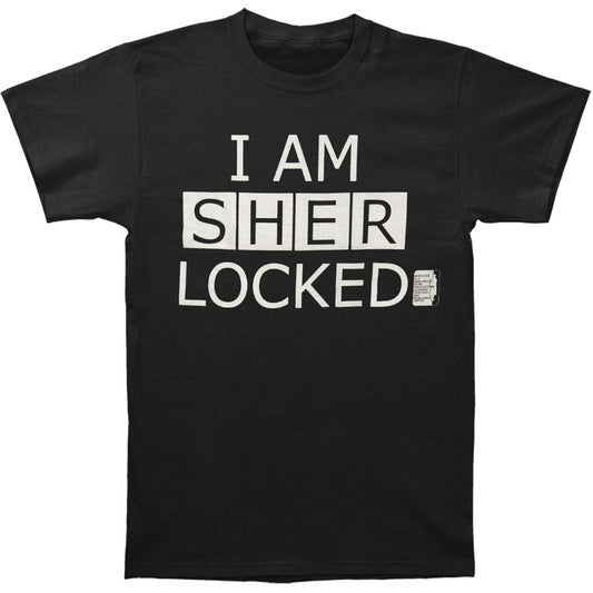 Sherlock I Am Sher Locked Slim Fit T-shirt Front