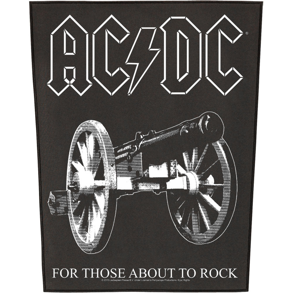 AC/DC For Those About To... Back Patch Front