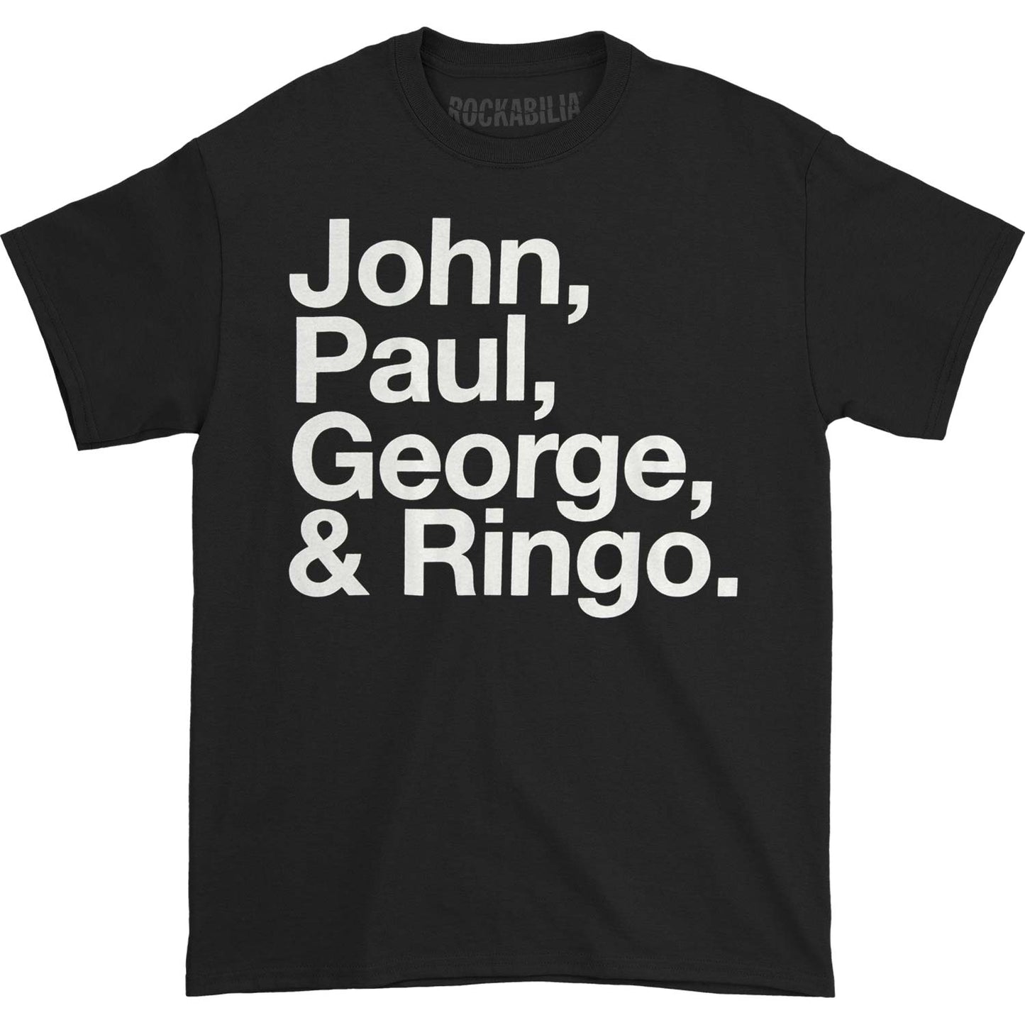 Beatles John, Paul, George & Ringo T-shirt Front
