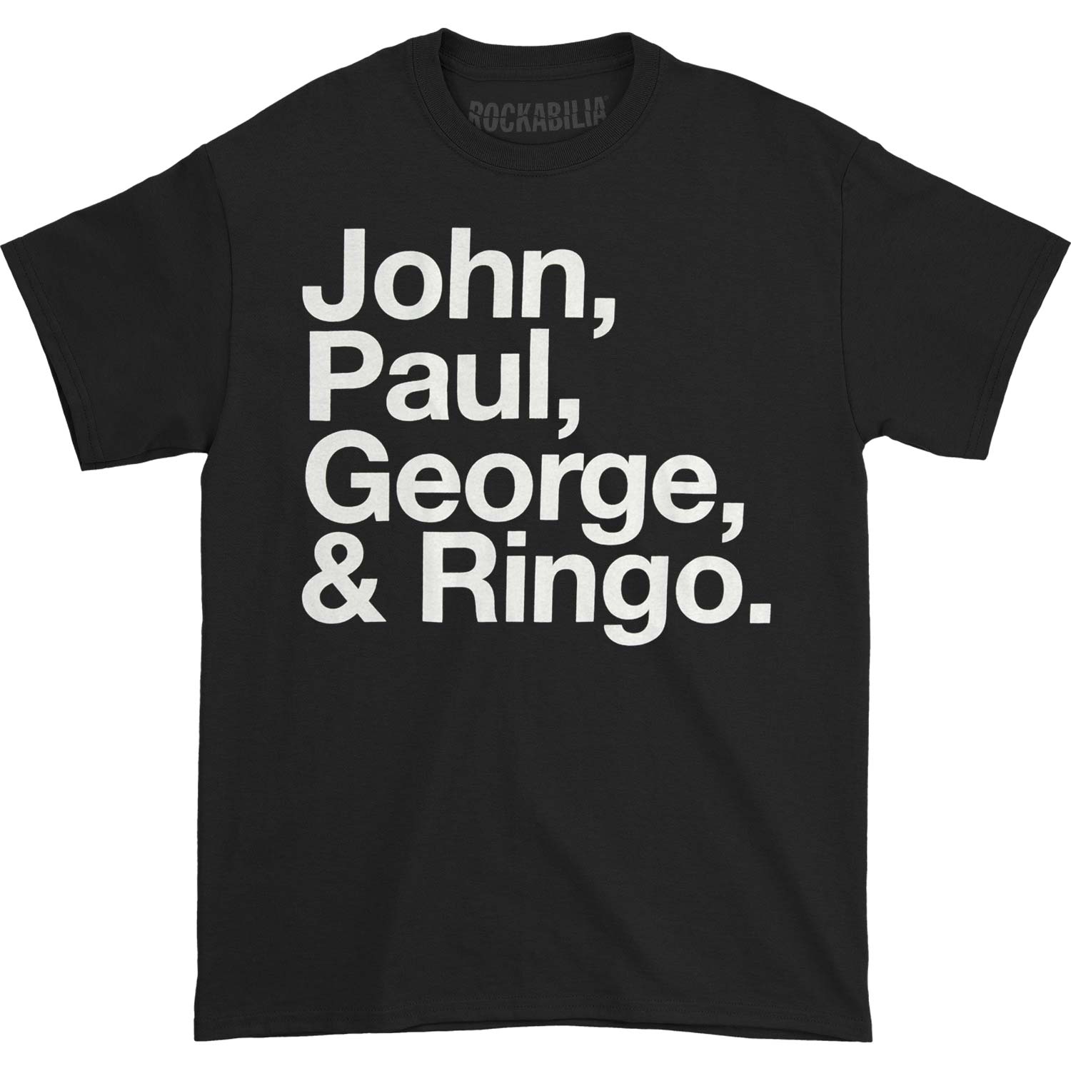 Beatles John, Paul, George & Ringo T-shirt Front