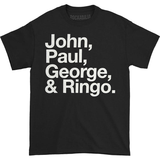 Beatles John, Paul, George & Ringo T-shirt Front