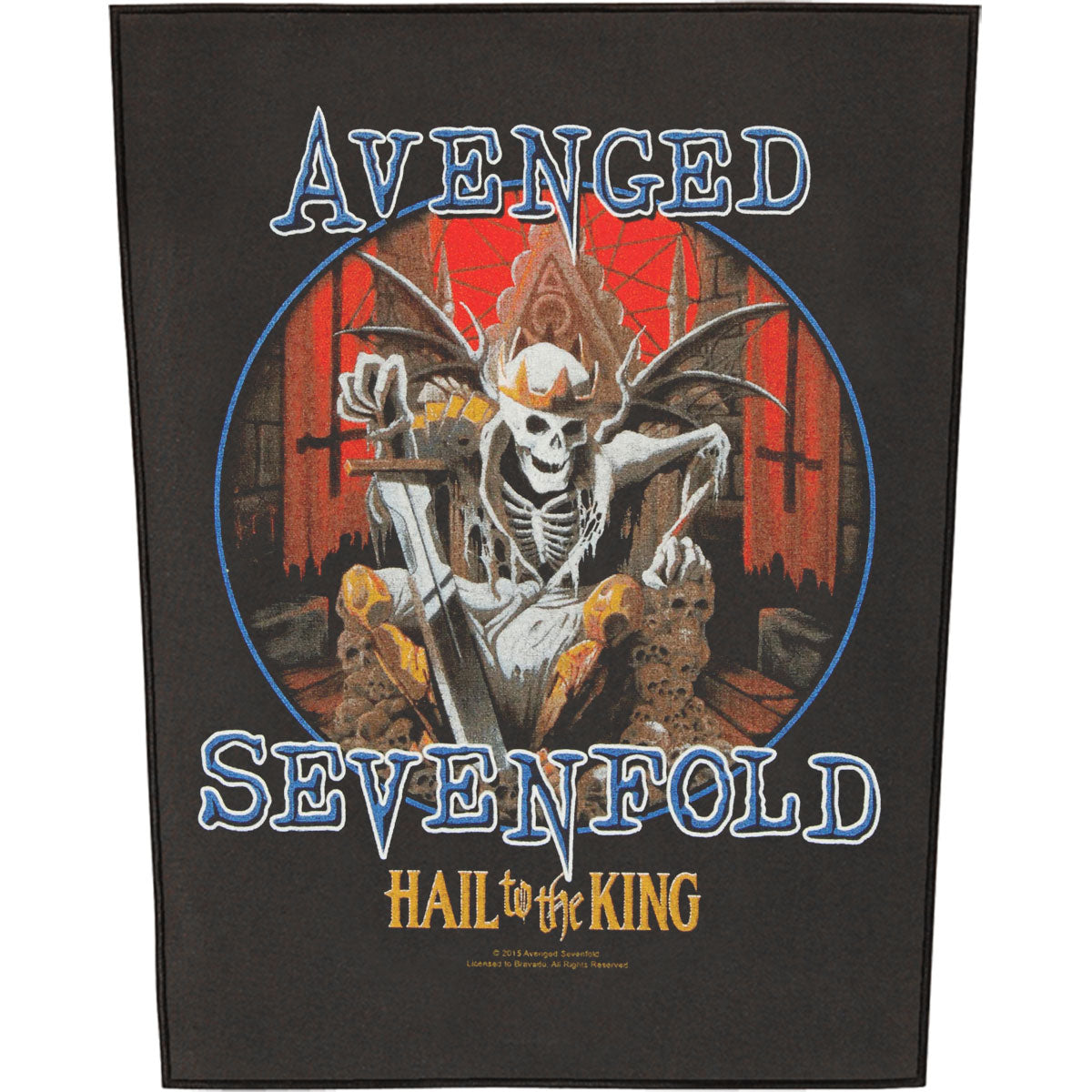 Avenged Sevenfold Hail To The King Back Patch Front