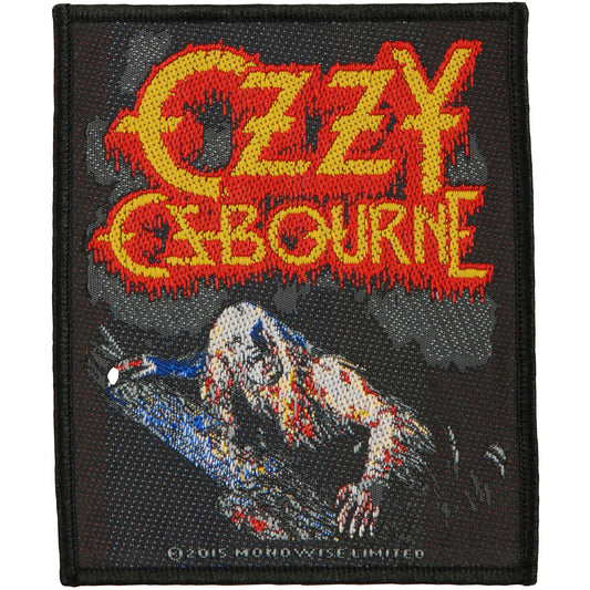Ozzy Osbourne Bark At The Moon Woven Patch Front