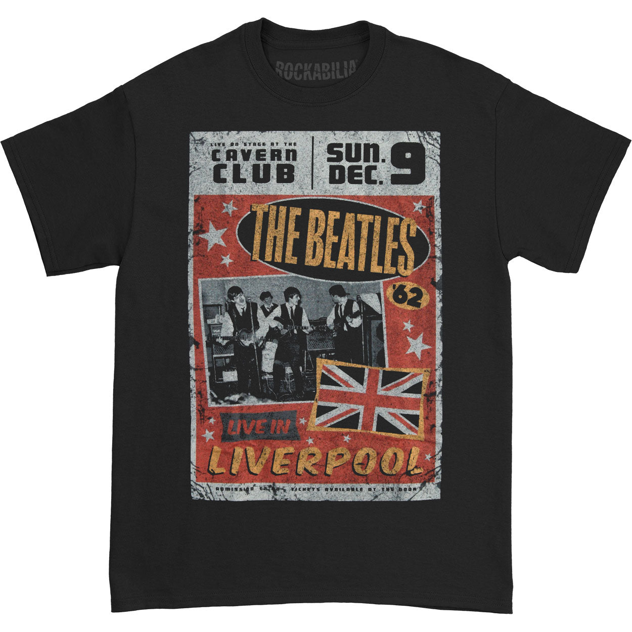 Beatles Live In Liverpool T-shirt Front