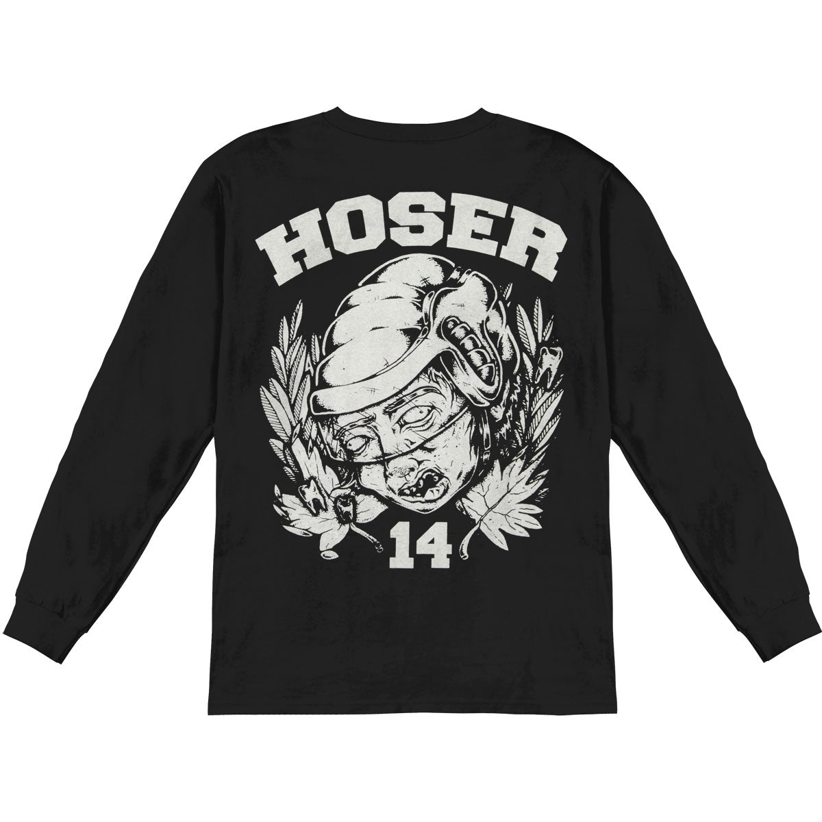 Seaway Hoser Black  Long Sleeve Back