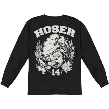 Seaway Hoser Black  Long Sleeve Back