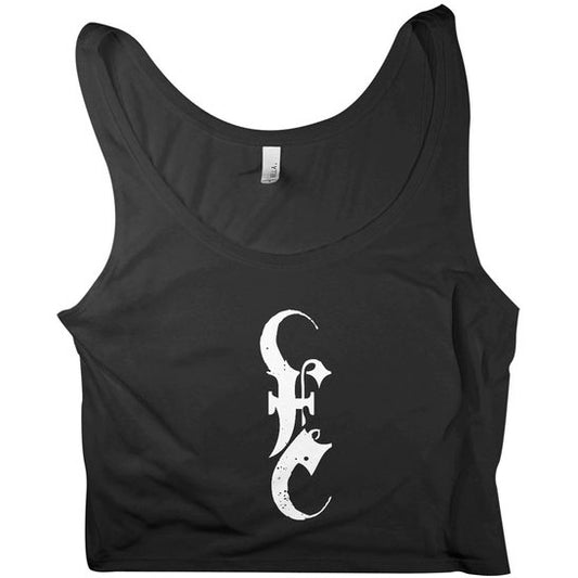 Emmure E Logo Black Crop Top Junior Top Front