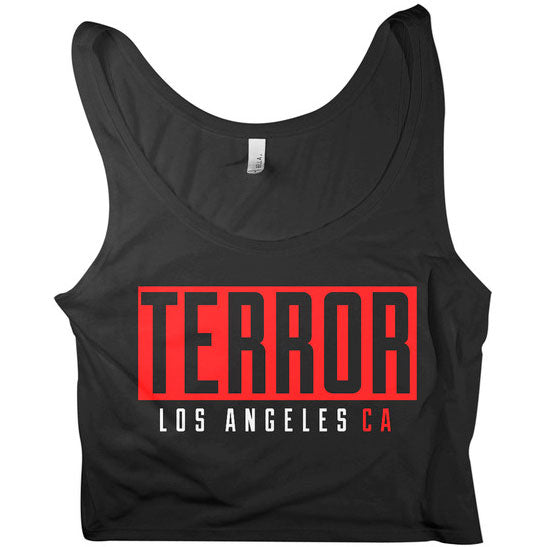 Terror LA Crop Top Junior Top Front
