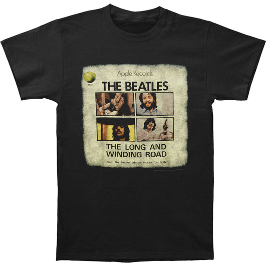 Beatles Long And Winding Road Vintage T-shirt Front
