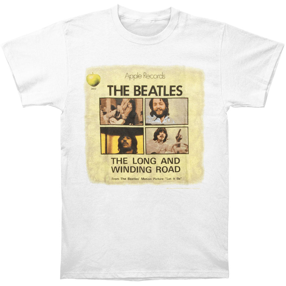 Beatles Long And Winding Road Vintage T-shirt Front