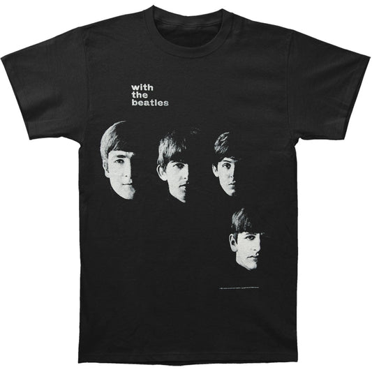 With The Beatles Vintage T-shirt Front
