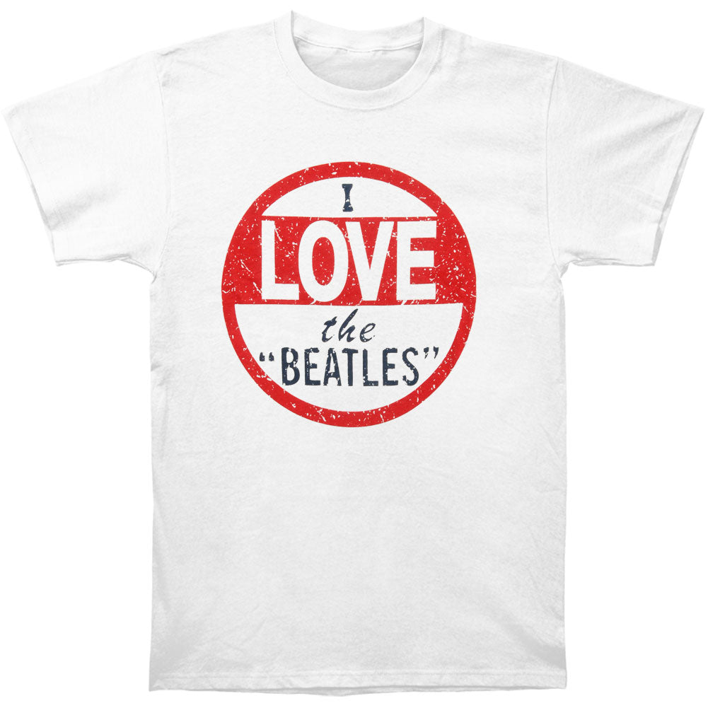 I Love The Beatles Vintage T-shirt Front