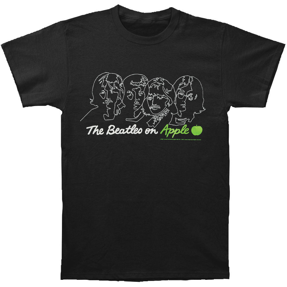 Beatles On Apple Vintage T-shirt Front