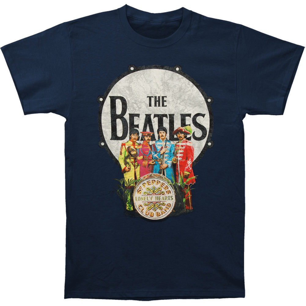 Beatles Sgt. Pepper & Drum Vintage T-shirt Front