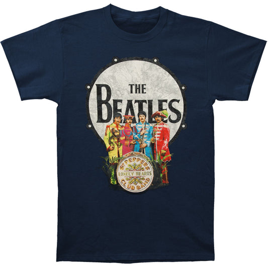 Beatles Sgt. Pepper & Drum Vintage T-shirt Front