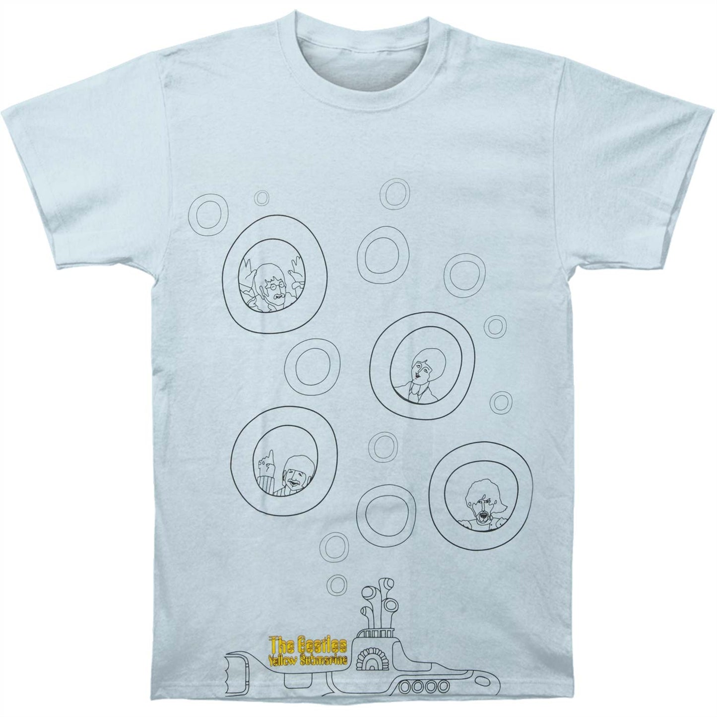 Beatles Bubbles Vintage T-shirt Front