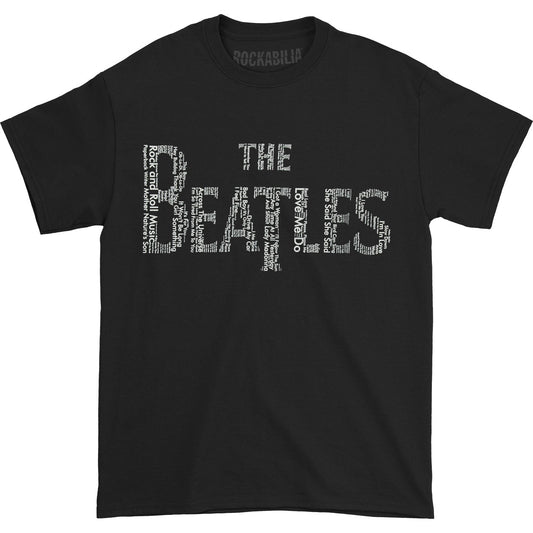 Beatles Drop T Songs T-shirt Front