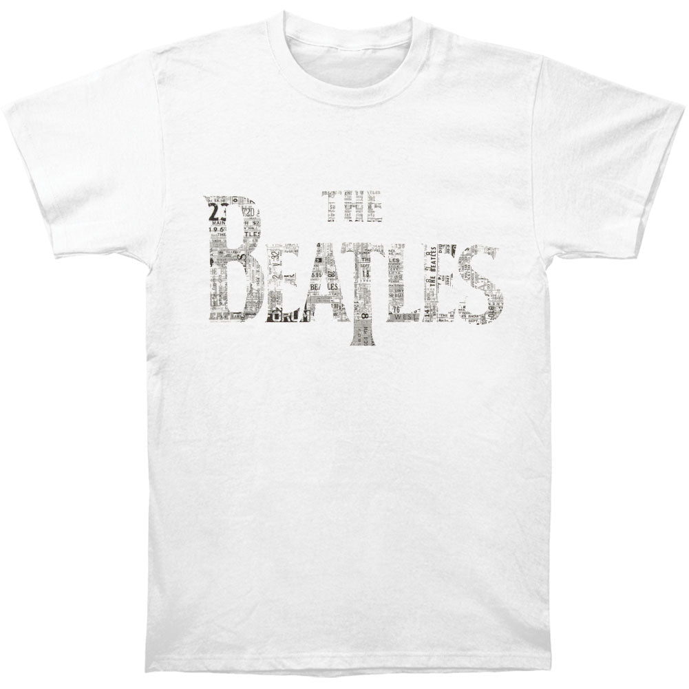 Beatles Drop T Tickets Slim Fit T-shirt Front
