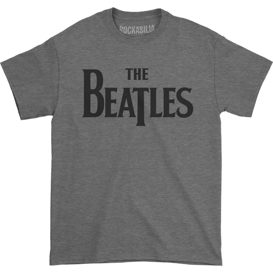 Beatles Drop T Logo (Flocked) Vintage T-shirt Front