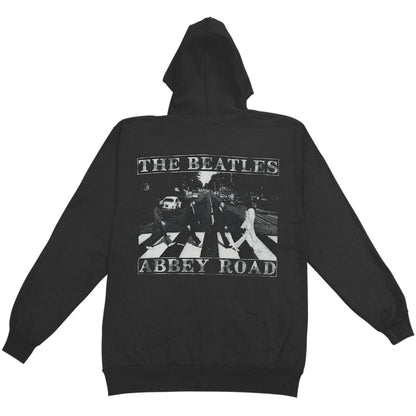 Beatles Abbey Road (Back Print) Zippered Hooded Sweatshirt Back