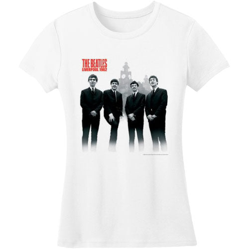 The Beatles In Liverpool Vintage Junior Top Front