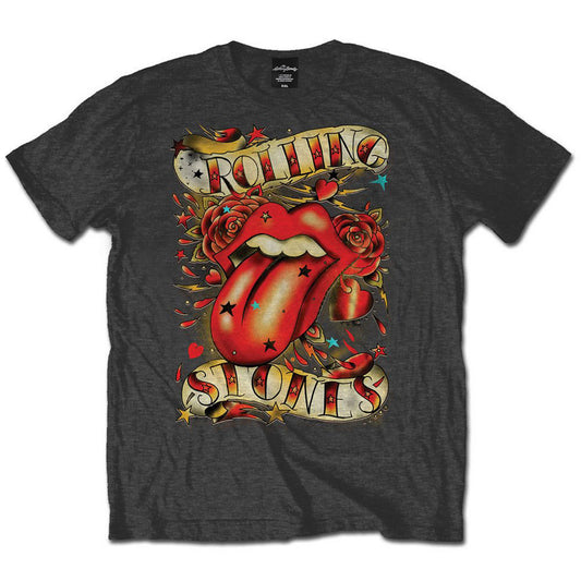 Rolling Stones Tongue & Stars T-shirt Front