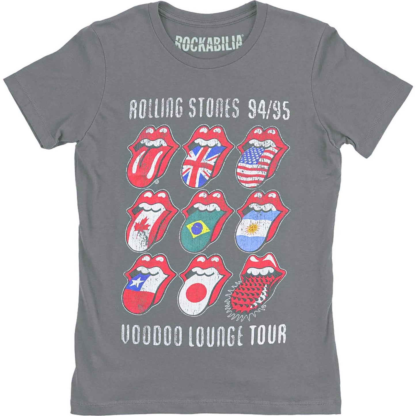 Rolling Stones Voodoo Lounge Tongues Junior Top