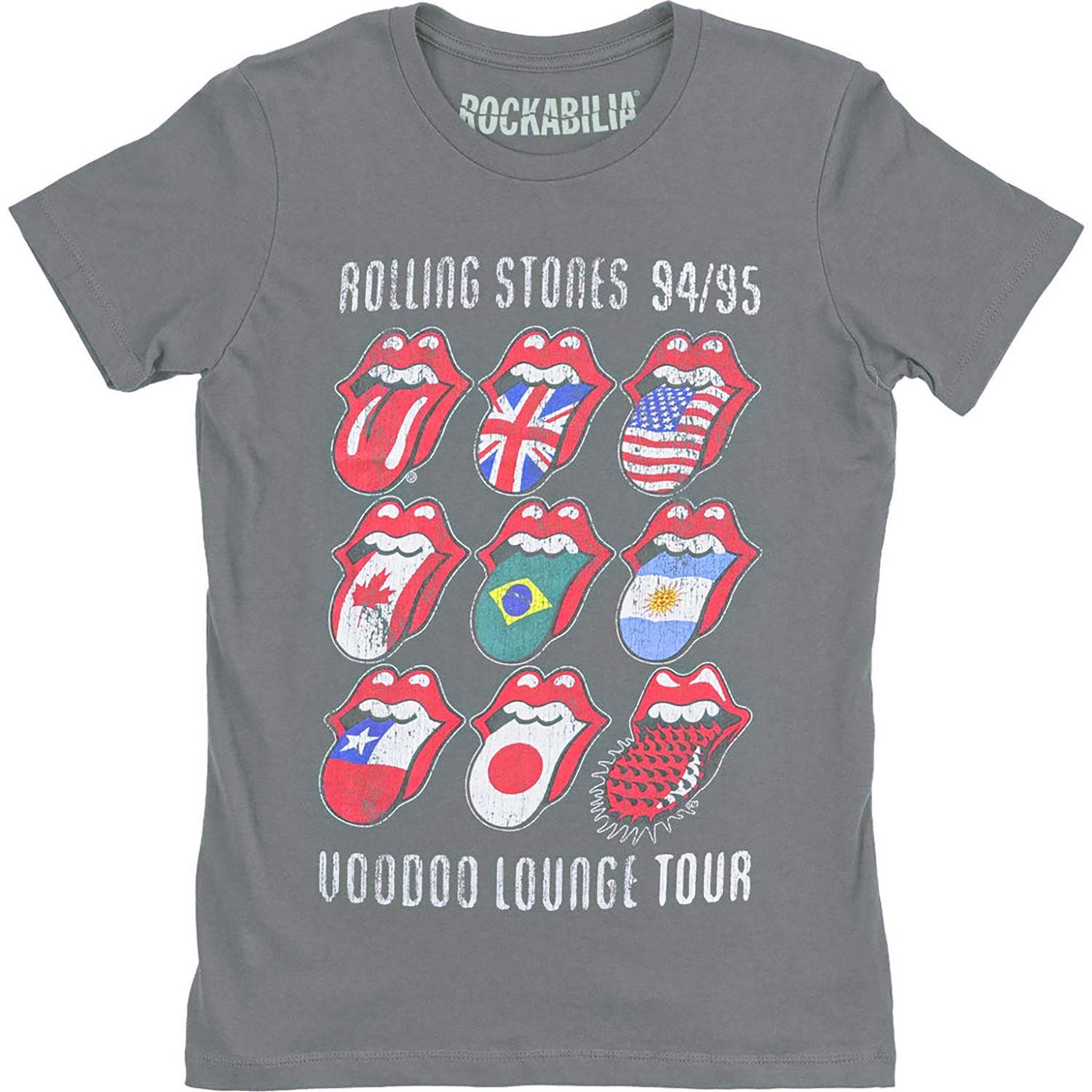 Rolling Stones Voodoo Lounge Tongues Junior Top