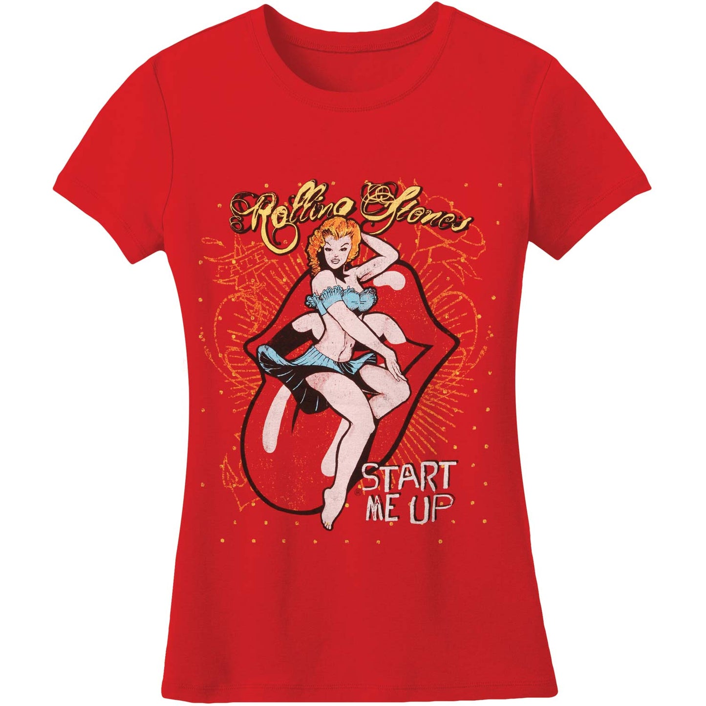 Rolling Stones Start Me Up Junior Top Front