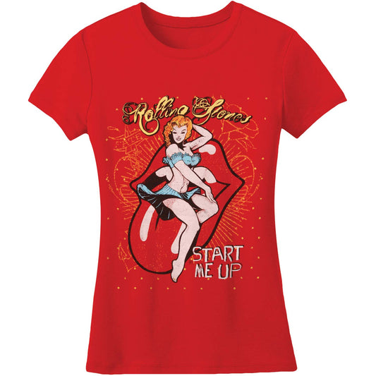 Rolling Stones Start Me Up Junior Top Front
