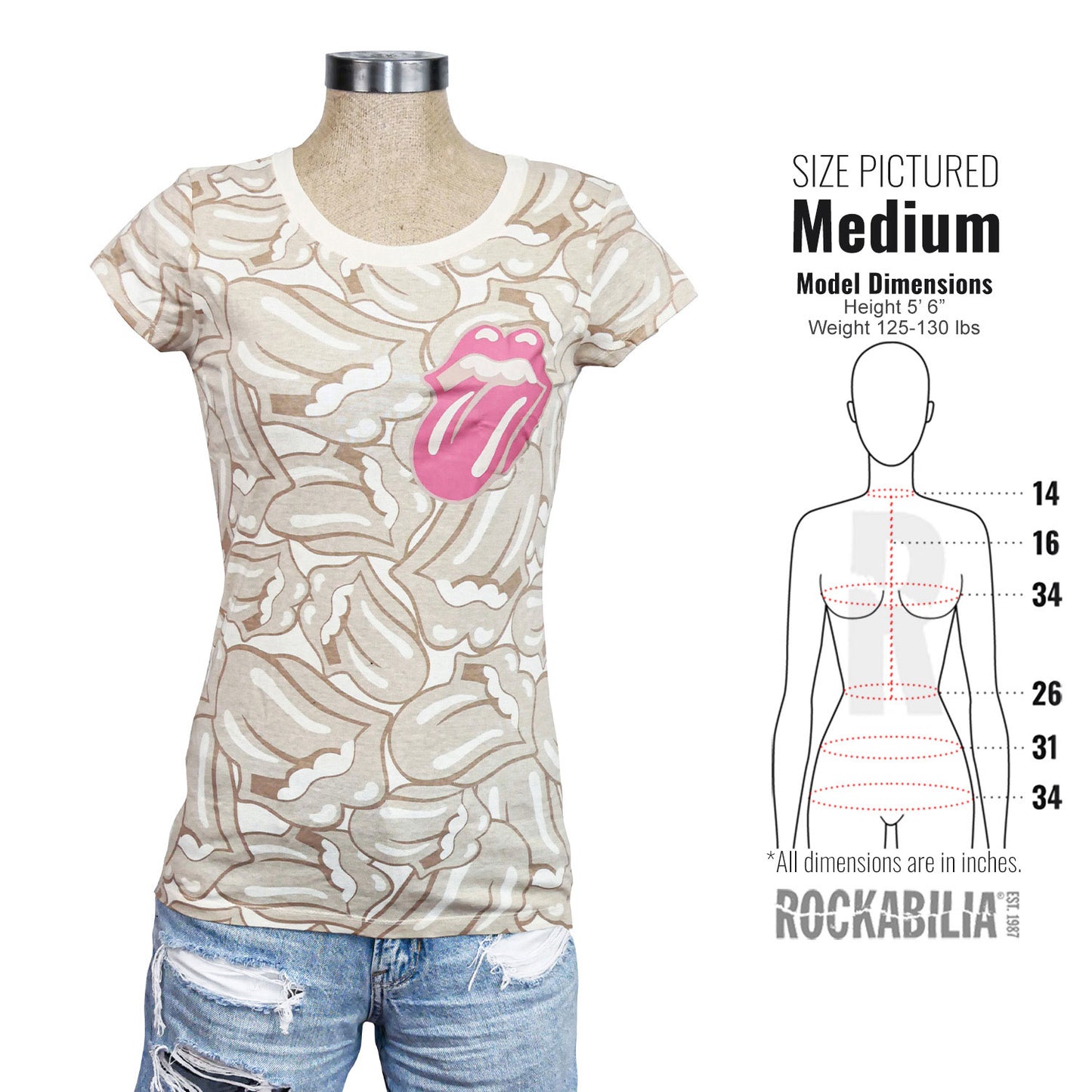 Tongues All Over Junior Top