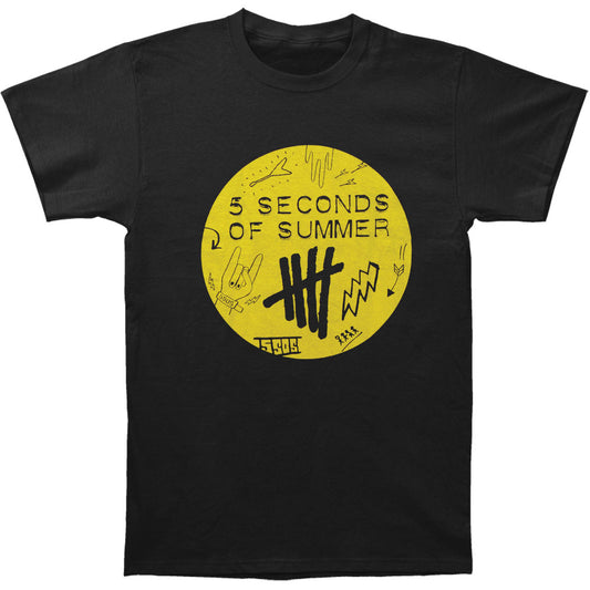5 Seconds Of Summer Scribble Logo Slim Fit T-shirt Front