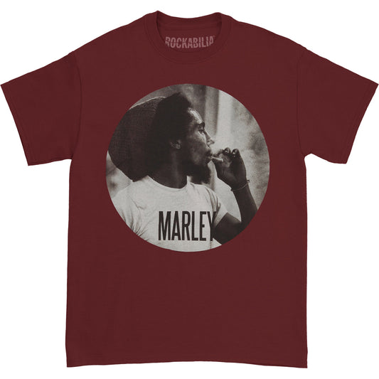 Bob Marley Smokin Circle T-shirt Front