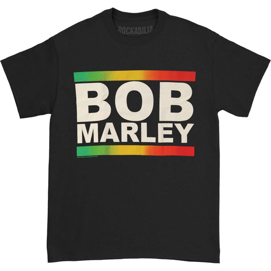 Bob Marley Rasta Band Block T-shirt Front