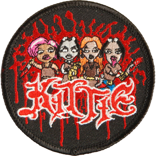Kittie Embroidered Patch Front