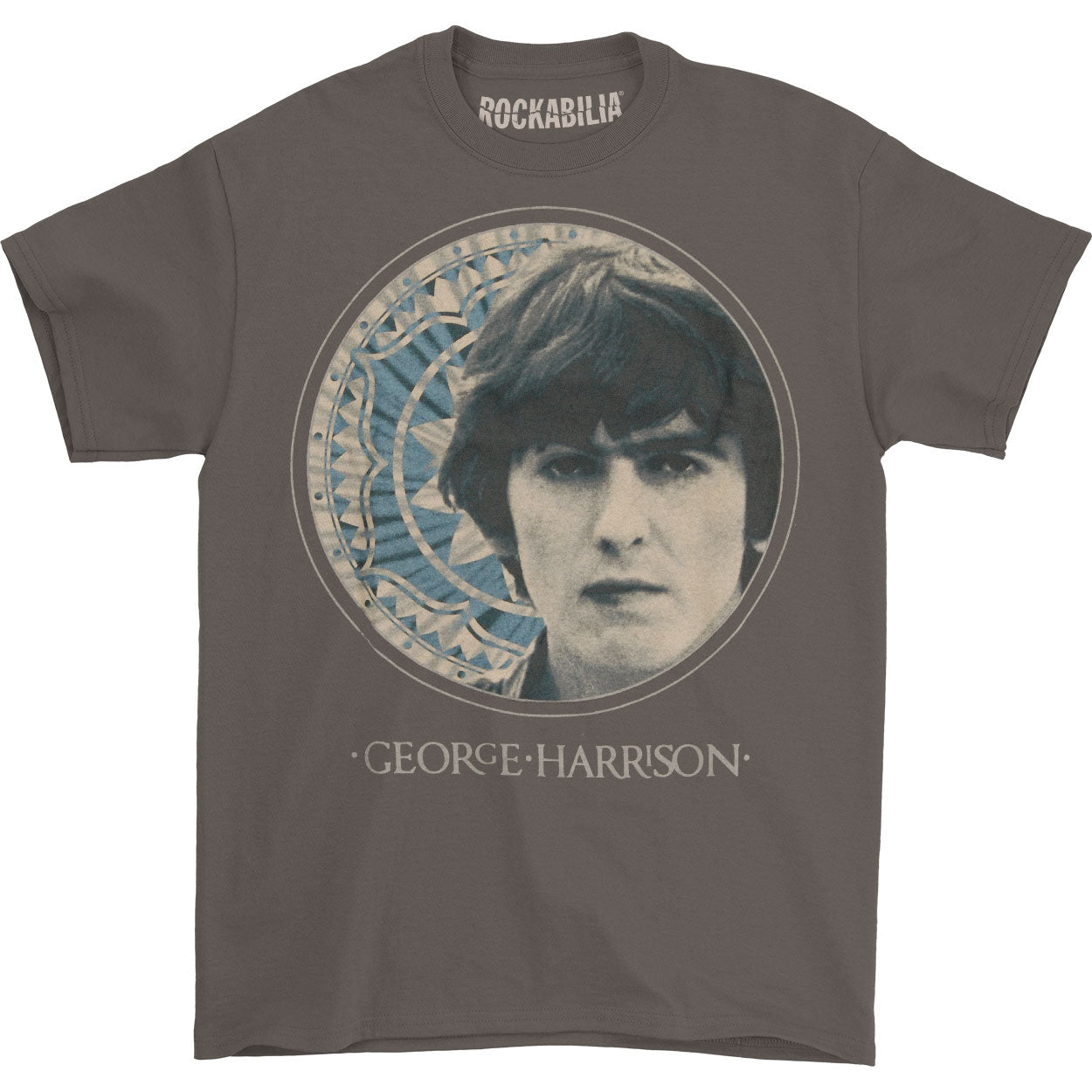 George Harrison Circular Portrait T-shirt Front