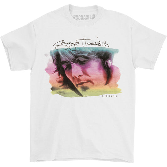 George Harrison Watercolour Portrait T-shirt Front