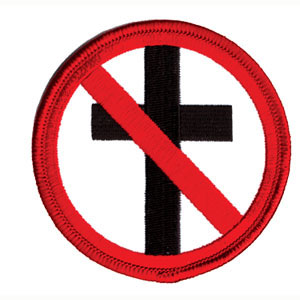 Bad Religion No Cross Embroidered Patch Front