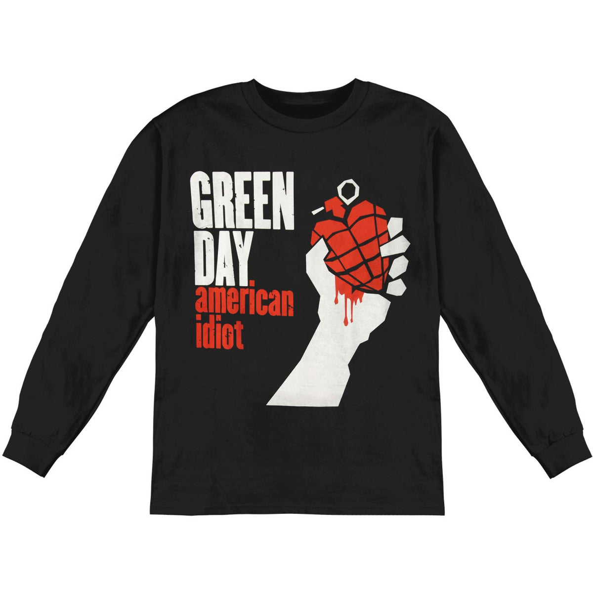 Green Day American Idiot Long Sleeve Front