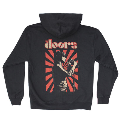 Lizard King (Back Print) Zippered Hooded Sweatshirt