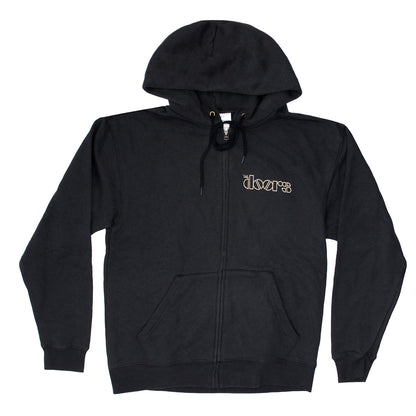 Lizard King (Back Print) Zippered Hooded Sweatshirt