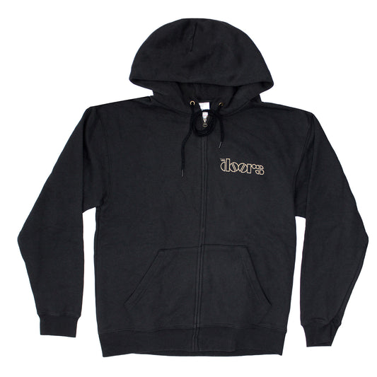 Lizard King (Back Print) Zippered Hooded Sweatshirt