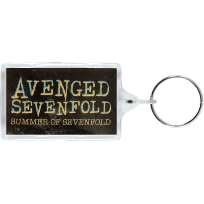 Avenged Sevenfold Hail To The King Plastic Key Chain Back