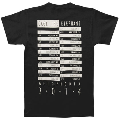 Cage The Elephant Melophobia 2014 Tour T-shirt